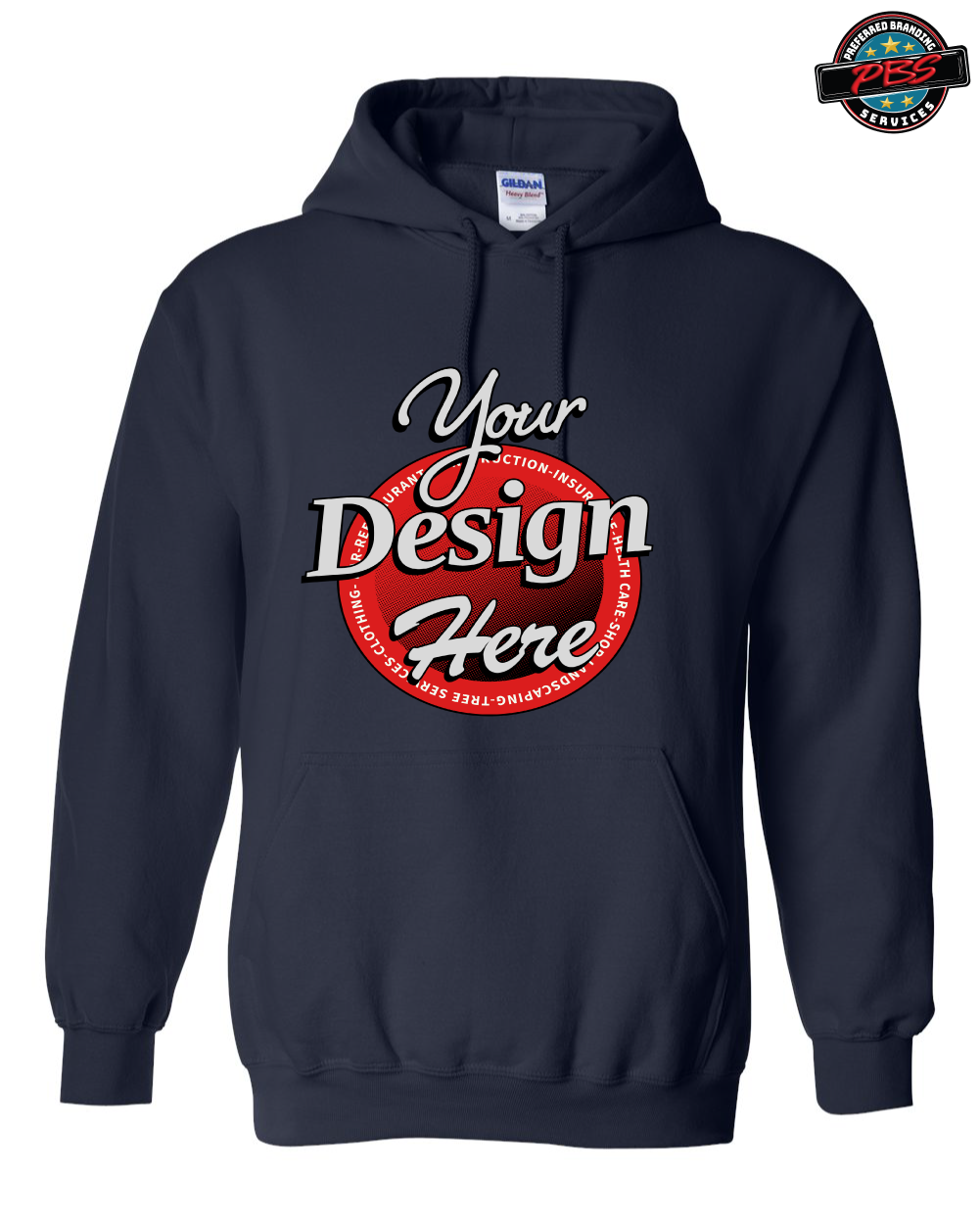 Gildan - Heavy Blend™ Hooded Sweatshirt - DTF Printed